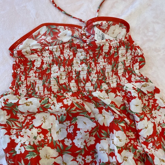 AEO- Tie neck jumpsuit - Picture 9 of 11